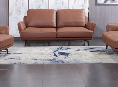 Wohnzimmer Polstermöbel Ledersofa Sofagarnitur 3+2+1 Sitzer Modernes Sofa Couch