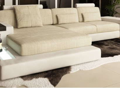 L-form Bettfunktion Couch Leder Sofas Couchen Schlaf Sofa Design Ecksofa