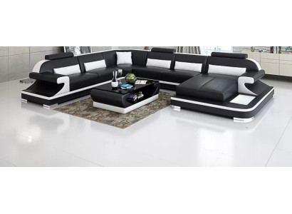 Design Couch Ecksofa Eckgarnitur Sofa Sofas Couchen Tisch 2tlg. Wohnlandschaft