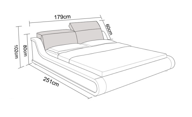 Wasserbett Hotel Doppelbett Betten Mit USB Komplett Lederbett Polsterbett Wasser
