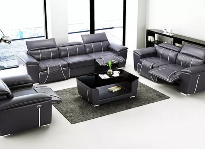 Sofagarnitur 321 Sitzer Set Design Sofa Couchen Polster Couch Modern Tisch Neu