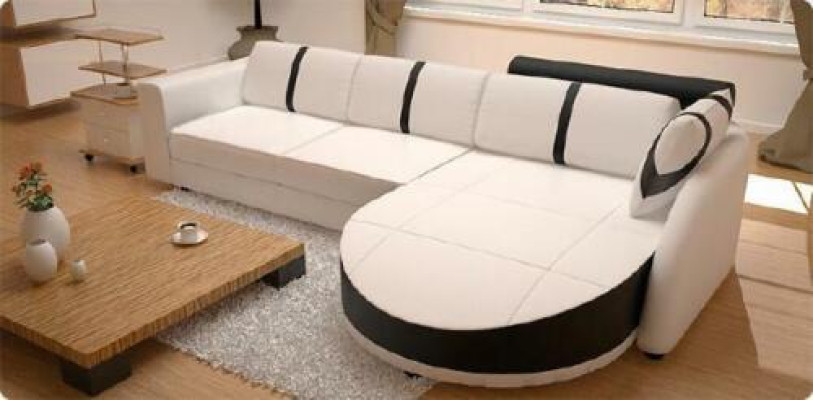 LEDERSOFA ECKSOFA MIT BETTFUNKTION DESIGNERSOFA SCHLAFSOFA LEDERECKCOUCH mit USB