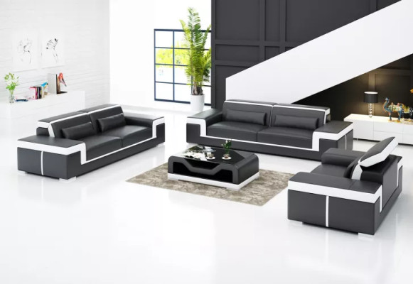 Design Sofagarnitur 321 Sitzer Set Design Sofa Polster Couchen Couch Luxus Neu