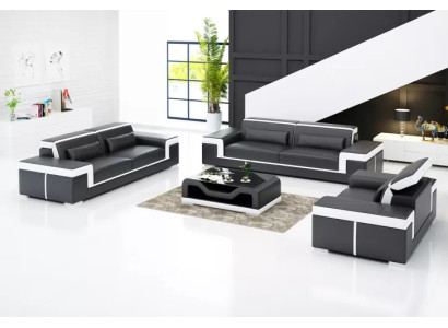 Design Sofagarnitur 321 Sitzer Set Design Sofa Polster Couchen Couch Luxus Neu