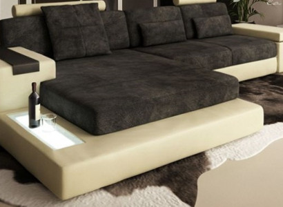 Schlaf Ecksofa Wohnlandschaft Ecksofa Polster Eck Sitz Couch Modern L Form Big