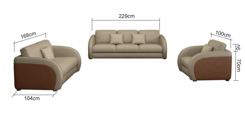 Exklusive Designer Möbel 32 Sitzer Couch Polster Garnitur 2tlg. Wohnlandschaft