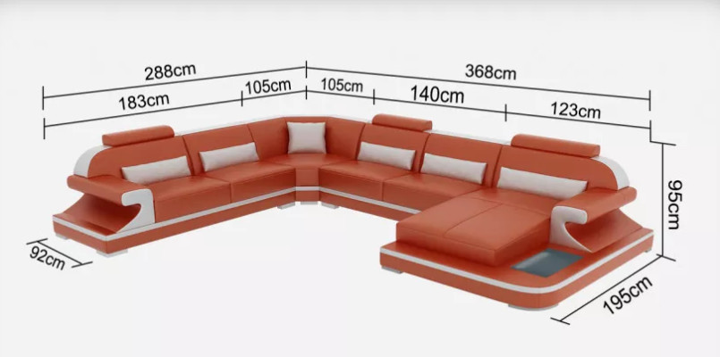 Ecksofa Wohnlandschaft Eckcouch Eckgarnitur Sofa LForm Ledersofa Couch Polster