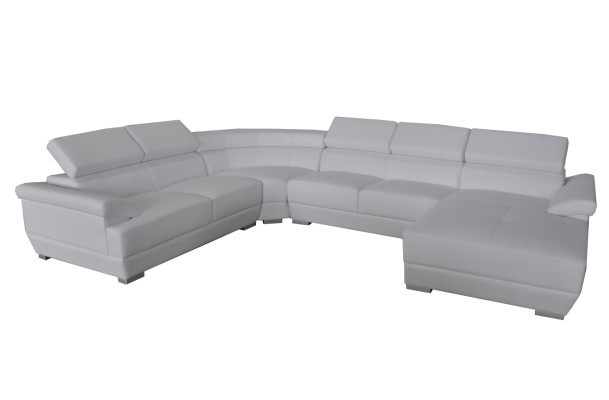 Sofa Ecksofa Design Polster Eckcouch Eckgarnitur Couch Wohnlandschaft UForm +USB