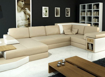 Komfort in großem Stil U-förmiges Ecksofa für das perfekte Wohnzimmer