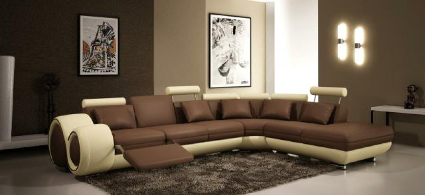 LEDERSOFA LEDERCOUCH mit USB GARNITUR SOFA WOHNLANDSCHAFT SCHWARZ/WEIß Couch Neu
