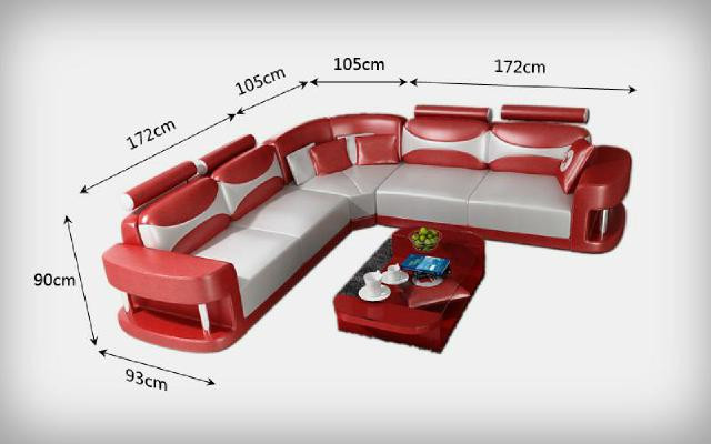 Wohnlandschaft Polster Ecke Eck Sofa + USB,Garnitur Landschaft Leder Textil Neu