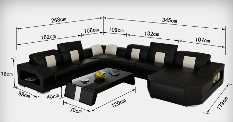 Entdecken Sie zeitlose Eleganz Unser modernes U-förmiges Sofa Modern Design