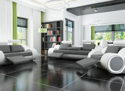 Sofa Polster 3+2 Sitz mit USB Sofa Ledersofa Massanfertigung Couch Garnitur Neu