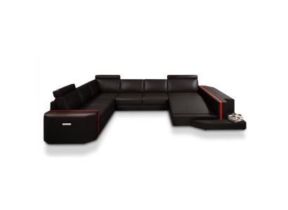 Stilvoll entspannen Modernes Ecksofa U-Form für ein zeitgemäßes Wohnambiente