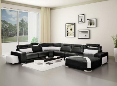 Ecksofa mit USB,Polster Wohnlandschaft Couch Sofa Wohnlandschaft UForm Sitz Ecke