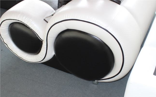 Elegante Ledersofa USB Sofa Couch Relax Neu Designer Eckcouch Maßanfertigung