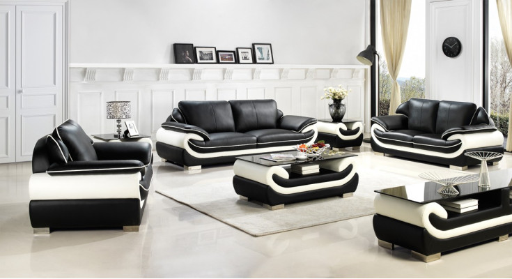 Sofagarnitur Couch Polster Sofa Set 3+2+1 Leder Couchen Sofas Garnitur Sitz T777