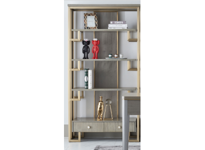 Bücherregal Edelstahl Regal Bücher Wand Schränke Büro Regale Luxus