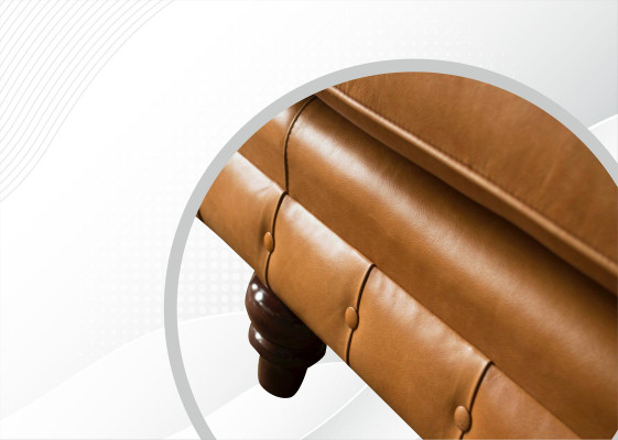 Chesterfield Sofa Braun xxl Big Leder Wohnzimmer Möbel 4 sitzer Braun