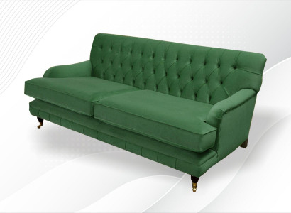 Chesterfield Designer Möbel Hochwertige Dreisitzer Couch Polster Stoff