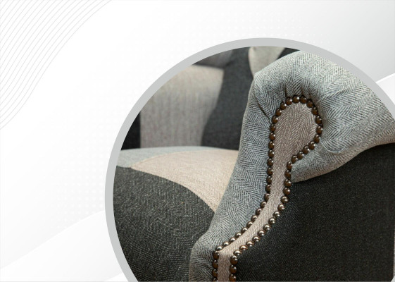 Luxus Polster Klassische Chesterfield Sessel 1 Sitzer Ohrensessel Einsitzer Neu