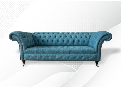 Chesterfield Couch Sofa Polster 3 Sitzer Deko Couchen Sitz Garnitur Sofas