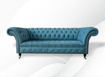 Chesterfield Couch Sofa Polster 3 Sitzer Deko Couchen Sitz Garnitur Sofas