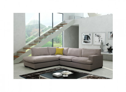 Designer Sofa Ecksofa Stoffsofa System Sofa Textil Samt Eckcouch Couch NEU