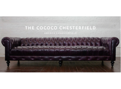 Chestefield Sofa Couch Leder Designer Textil Sitz Polster Garnitur Design