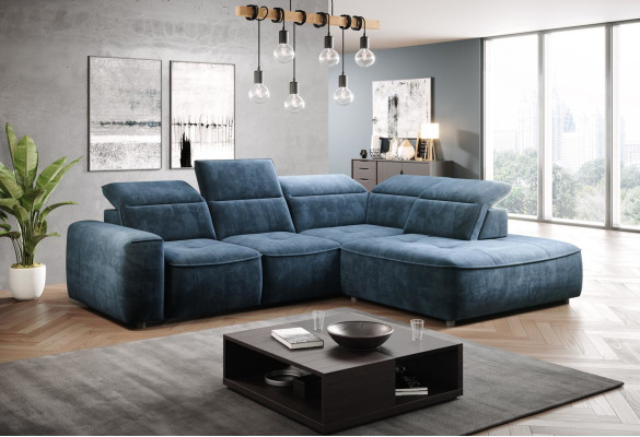 Ecksofa L-form Textil Luxus Design Wohnlandschaft Polster Couch Couchen Möbel