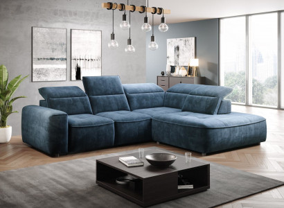 Ecksofa L-form Textil Luxus Design Wohnlandschaft Polster Couch Couchen Möbel