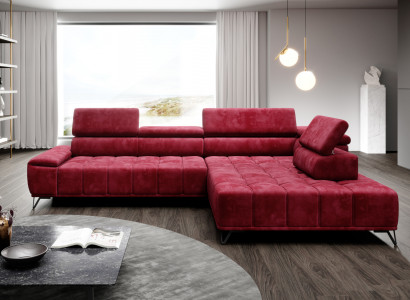 Ecksofa L-Form Couch Wohnlandschaft Eck Couchen Möbel Design Modern Textil Neu