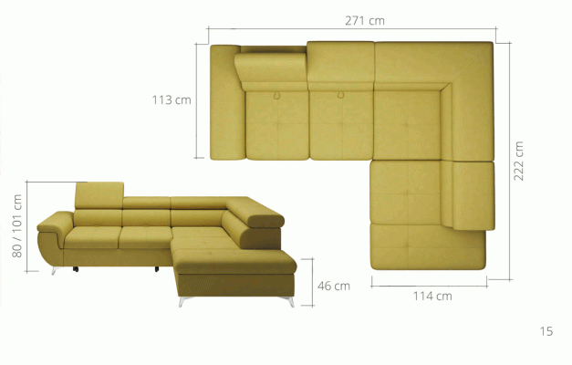 Ecksofa L-Form Design Sofa Ecksofa Couch Leder Polster Sofas Wohnlandschaft