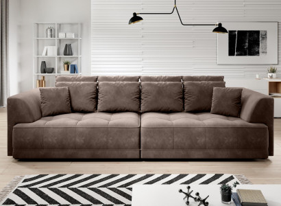 Schlafsofa 4er Sitz Sofas Zimmer Möbel Big xxl Couch Polster Design Sofa Couchen