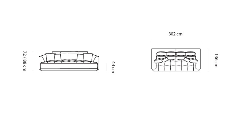 Big xxl Sofa Textil Couch Polster Design Sofa 4er Sitz Sofas Möbel Big Lümmel