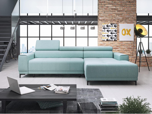 Designer Stoff L Form Couch Wohnlandschaft Ecksofa Sofa Modern Design Sofa Stoff