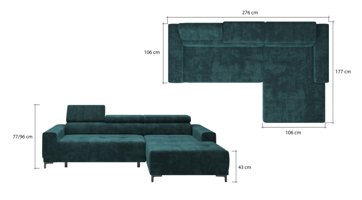 Designer Stoff L Form Couch Wohnlandschaft Ecksofa Sofa Modern Design Sofa Stoff