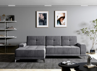 Ecksofa Sofa Couch Polster Leder Eck Sofas Garnitur Design Wohnlandschaft Neu