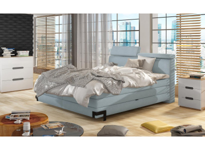 Designer Bett Schlafzimmer Betten Textil Hotel Luxus Polster Boxspringbett Möbel