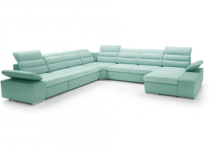 Ecksofa U-form Eckcouch Schlaffunktion Wohnlandschaft Sofa Couch Sofas Couchen