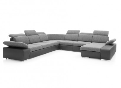 Ecksofa U-form Eckcouch mit Schlaffunktion Ecksofa Wohnlandschaft Sofa Couch Neu