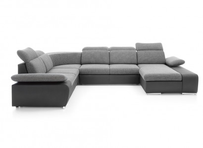 Ecksofa U-form Eckcouch Sofa Couchen Polster Schlaffunktion Couch