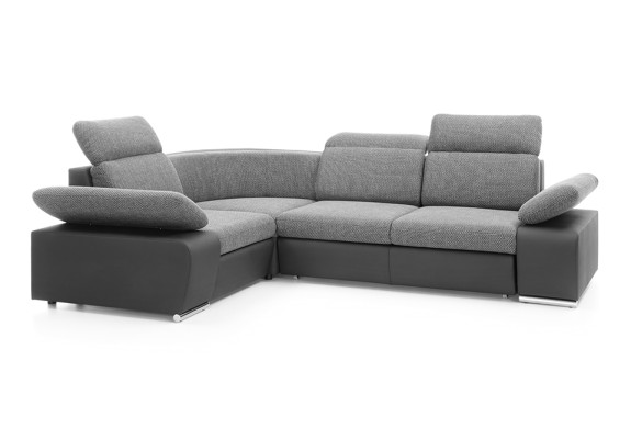 Design Ecksofa Couch Leder Polster Multifunktion Sofas Wohnlandschaft