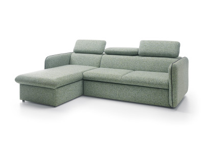 Design Ecksofa Schlafsofa Multifunktion Couch Leder Textil Polster Sofas