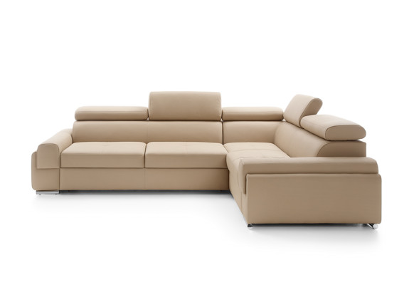 Design Ecksofa Couch Leder Textil Polster Multifunktion Sofas Wohnlandschaft Neu