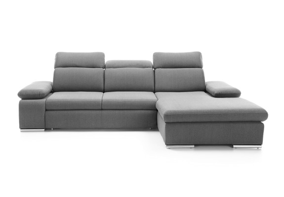 Ecksofa L-form Grau Ecksofa Eckcouch mit Bettkasten Sofa Wohnlandschaft Sofas
