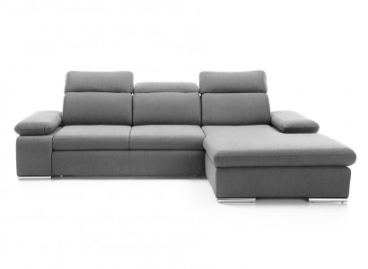 Ecksofa L-form Grau Ecksofa Eckcouch mit Bettkasten Sofa Wohnlandschaft Sofas
