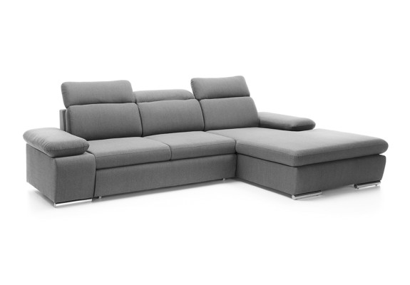 Ecksofa L-form Grau Ecksofa Eckcouch mit Bettkasten Sofa Wohnlandschaft Sofas