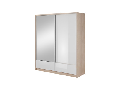 Garderobe Aufbewahrung 180cm Regal Schrank Archiv Schiebetüren Schiebetüren Büro