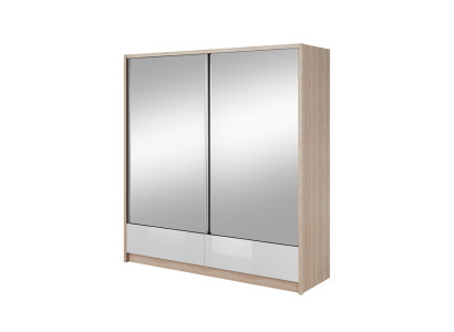 Garderobe Aufbewahrung 200cm Regal Schrank Archiv Dekorative Schiebetüren